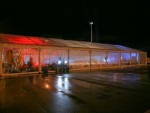 Namiot eventowy z oświetleniem
